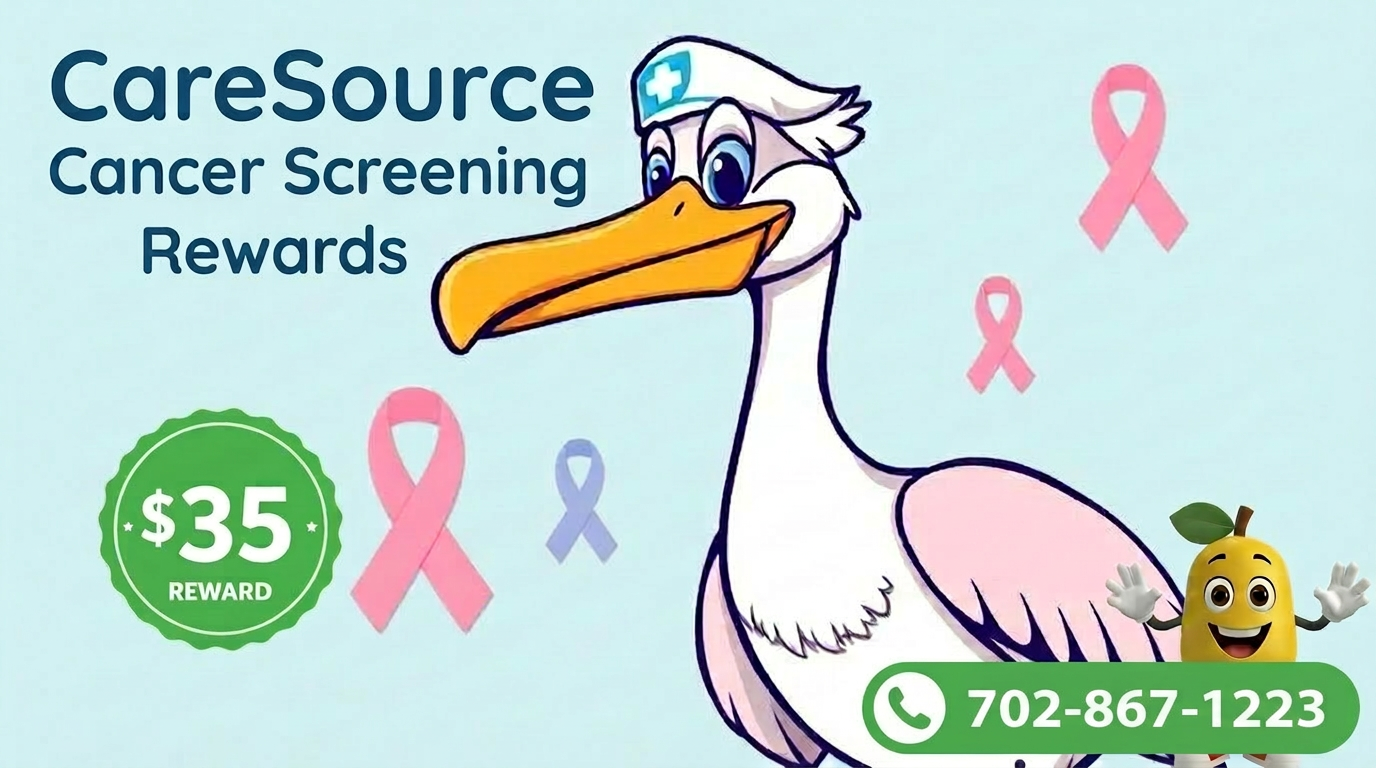 CareSource Cancer Screening Rewards — Earn Up to $60