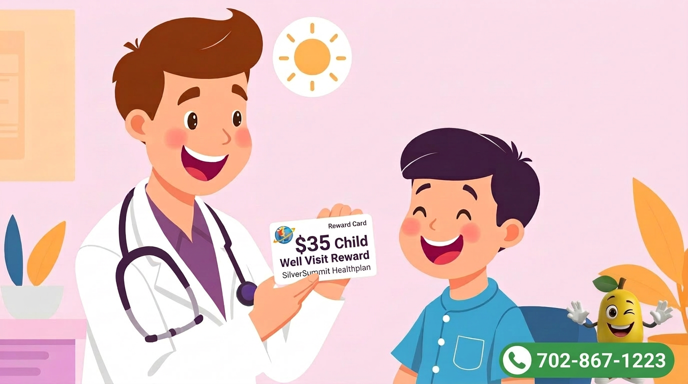 Recompensa de $35 por Visita de Niño Sano de SilverSummit — Le Pagan por el Chequeo de Su Hijo